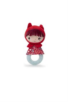 Caperucita Roja Sonajero Mordedor Lilliputiens - Muñeca de Tela para Bebés