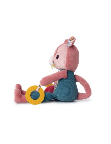Jeanne Gato Multiactividad Lilliputiens - Peluche Sensorial con Actividades
