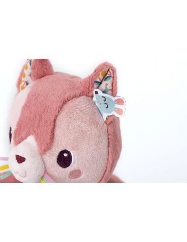 Jeanne Gato Multiactividad Lilliputiens - Peluche Sensorial con Actividades
