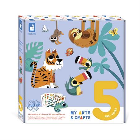 MANUALIDADES - PEGATINAS Y ADORNOS - 5 AÑOS