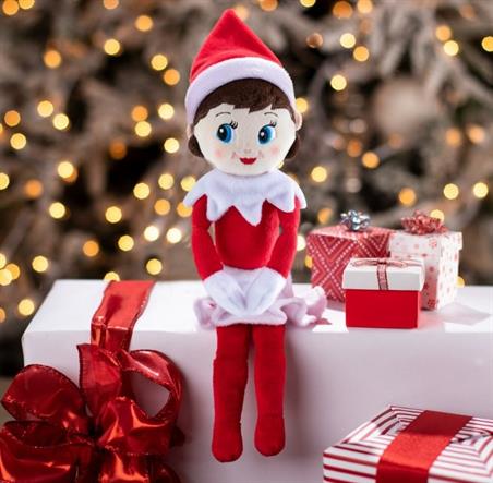 THE ELF ON THE SHELF PELUCHE PLUSHEE PAL ELFO NIÑA