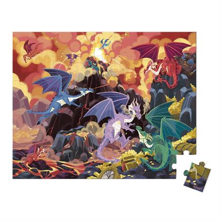 PUZZLE TIERRA DE DRAGONES 54 PIEZAS