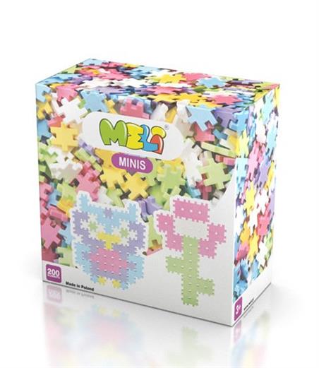 MELI MINIS 200 PIEZAS PASTEL