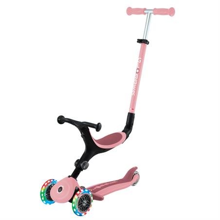 GLOBBER PATINETE EVOLUTIVO GO UP ACTIVE LUCES ROSA PASTEL