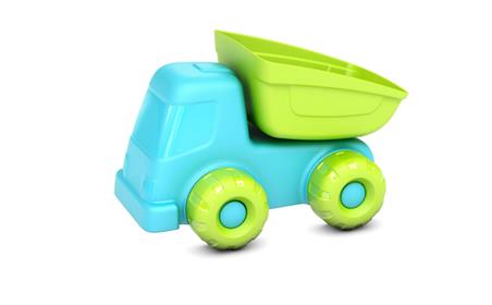 Trubi-Camión Volquete Azul-Verde