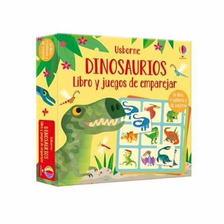 LIBRO Y JUEGO PARA EMPAREJAR. DINOSAURIOS