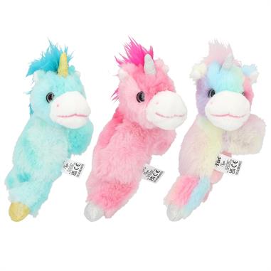 YLVI PULSERA SLAP DE PELUCHE UNICORNIO