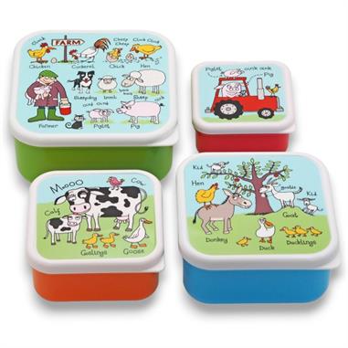 SET 4 SNACKS BOX GRANJA