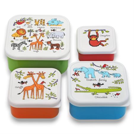 SET 4 SNACKS BOX JUNGLA